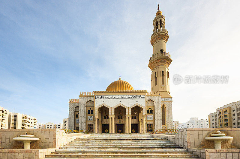 Al Khuwair清真寺是阿曼苏丹国马斯喀特的地标